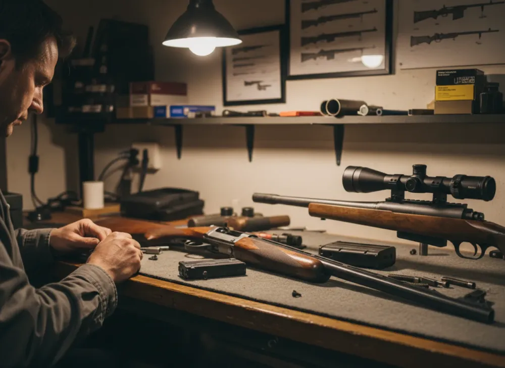 Fusil de chasse près de Beaucaire 